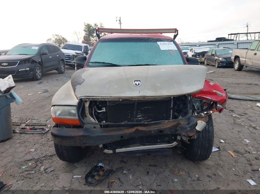 2001 Dodge Durango VIN: 1B4HR28N21F603662 Lot: 43885429