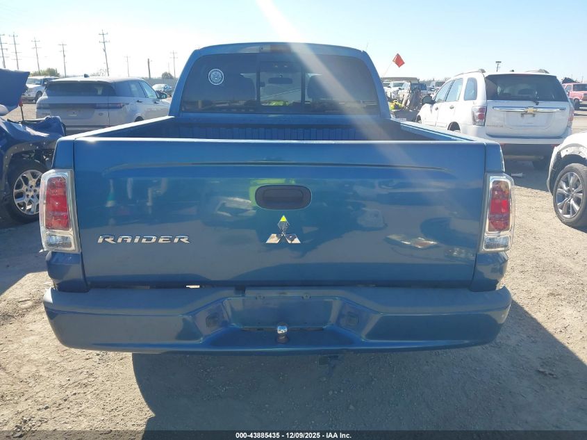 2006 Mitsubishi Raider Ls VIN: 1Z7HC28K26S581997 Lot: 43885435