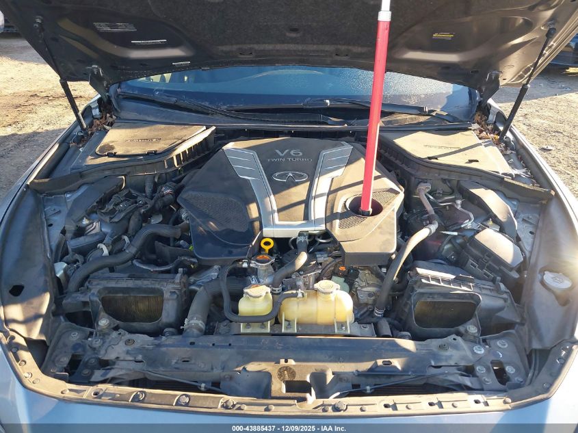 2018 Infiniti Q50 3.0T Red Sport 400 VIN: JN1FV7AP7JM460950 Lot: 43885437