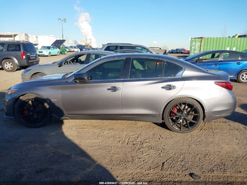 2018 Infiniti Q50 3.0T Red Sport 400 VIN: JN1FV7AP7JM460950 Lot: 43885437