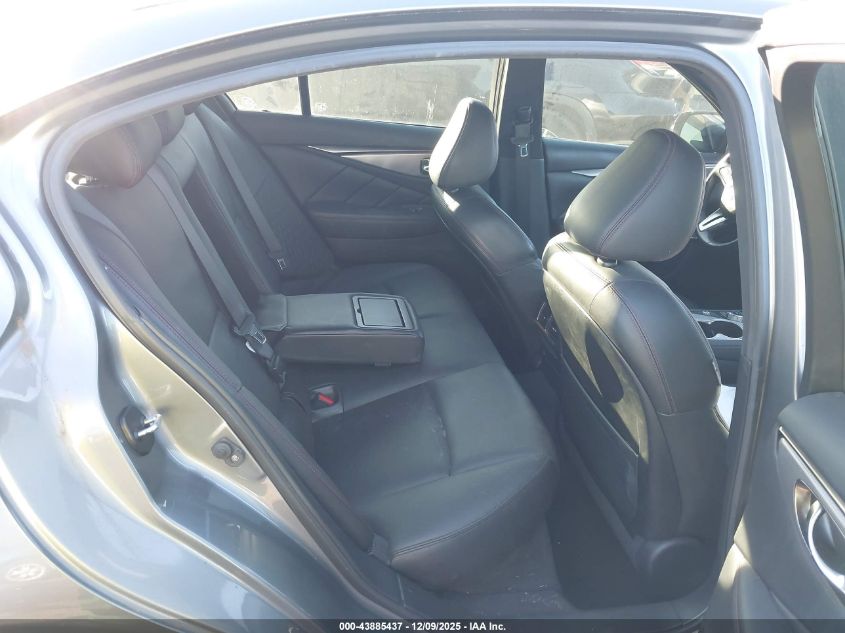 2018 Infiniti Q50 3.0T Red Sport 400 VIN: JN1FV7AP7JM460950 Lot: 43885437