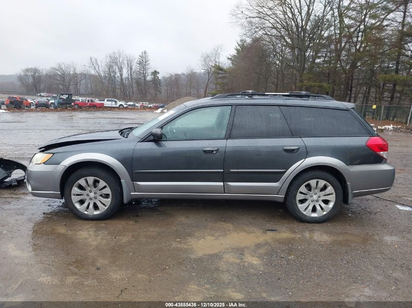 2009 Subaru Outback 2.5I Limited VIN: 04S4BP66C89733808 Lot: 43885436