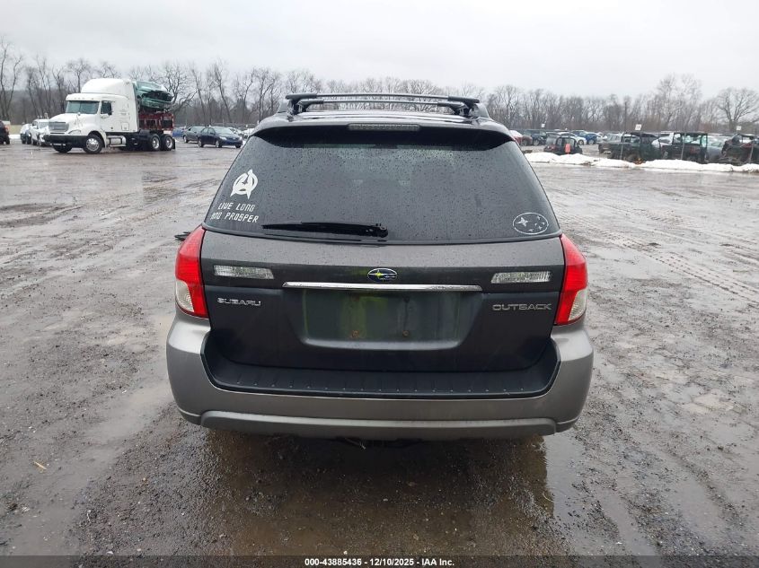 2009 Subaru Outback 2.5I Limited VIN: 04S4BP66C89733808 Lot: 43885436