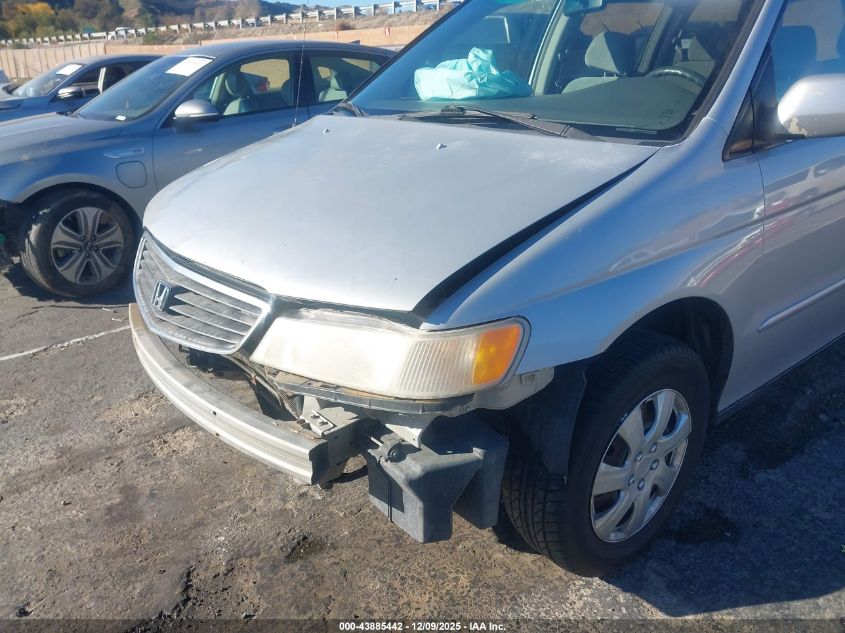 2001 Honda Odyssey Ex VIN: 2HKRL18681H511179 Lot: 43885442