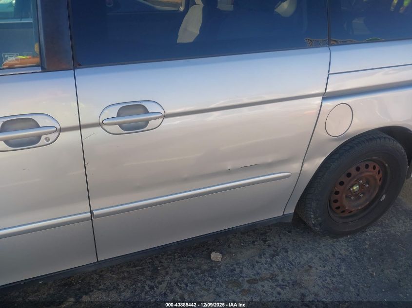 2001 Honda Odyssey Ex VIN: 2HKRL18681H511179 Lot: 43885442