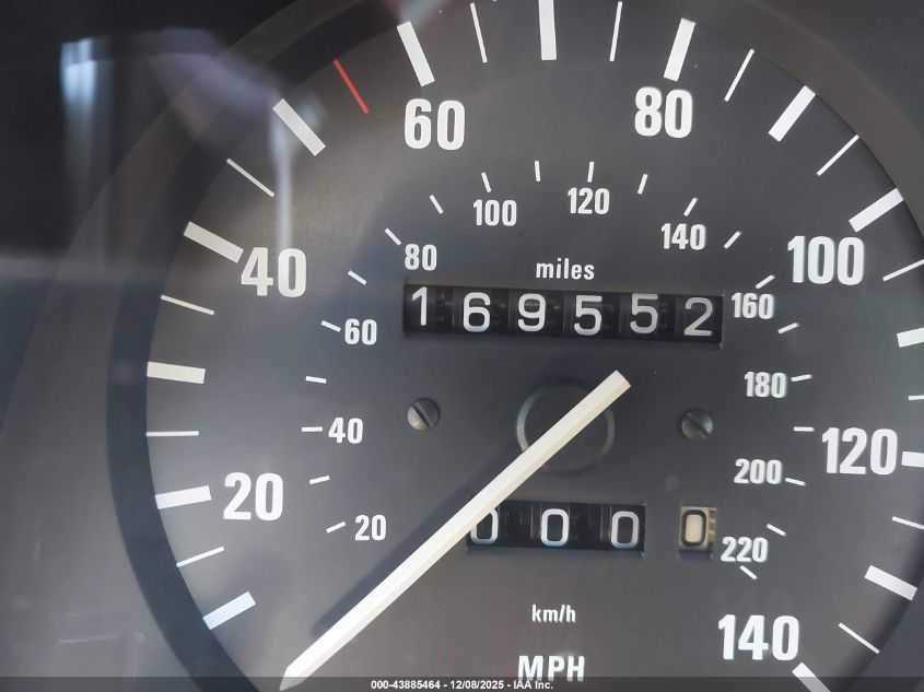 1986 BMW 528 E VIN: WBADK7300G965232 Lot: 43885464