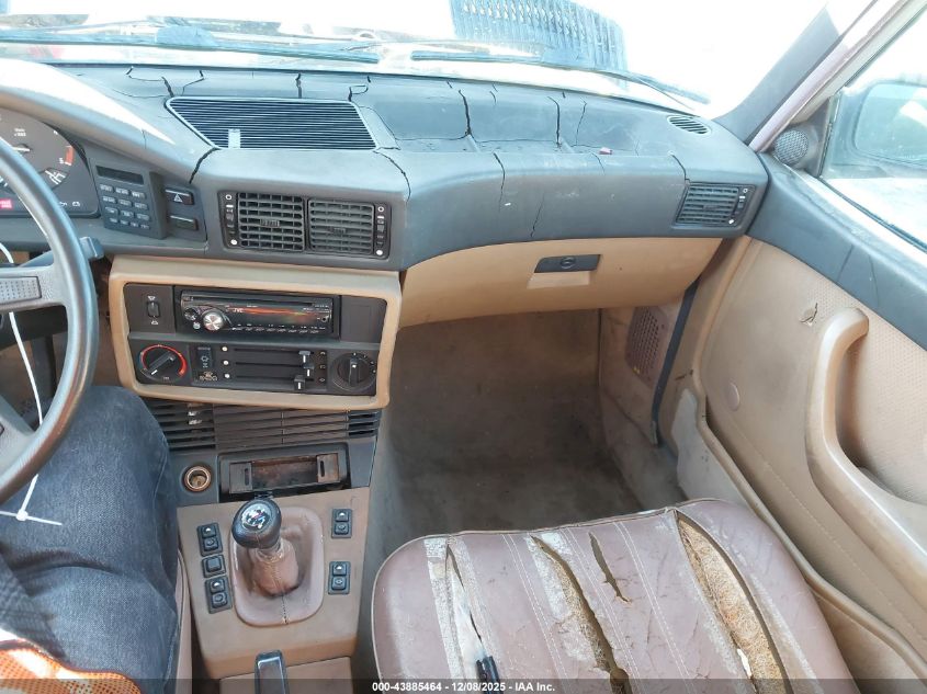 1986 BMW 528 E VIN: WBADK7300G965232 Lot: 43885464