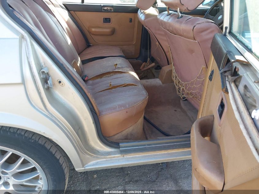 1986 BMW 528 E VIN: WBADK7300G965232 Lot: 43885464