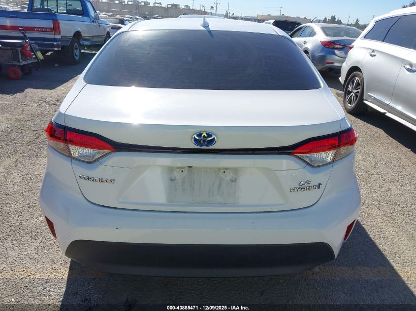 2023 Toyota Corolla Hybrid Le VIN: JTDBCMFE3P3008130 Lot: 43885471