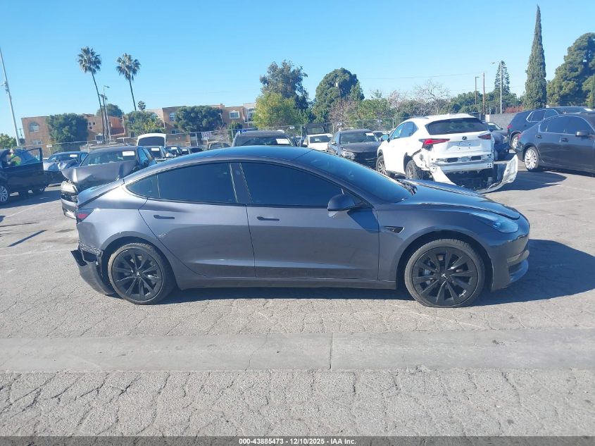 2023 Tesla Model 3 Rear-Wheel Drive VIN: 5YJ3E1EA5PF450387 Lot: 43885473