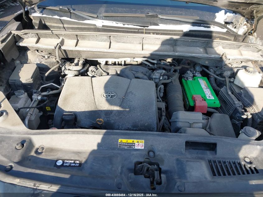 2021 Toyota Highlander L VIN: 5TDCZRBH9MS136012 Lot: 43885484