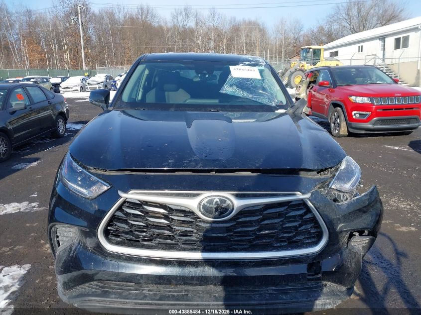 2021 Toyota Highlander L VIN: 5TDCZRBH9MS136012 Lot: 43885484