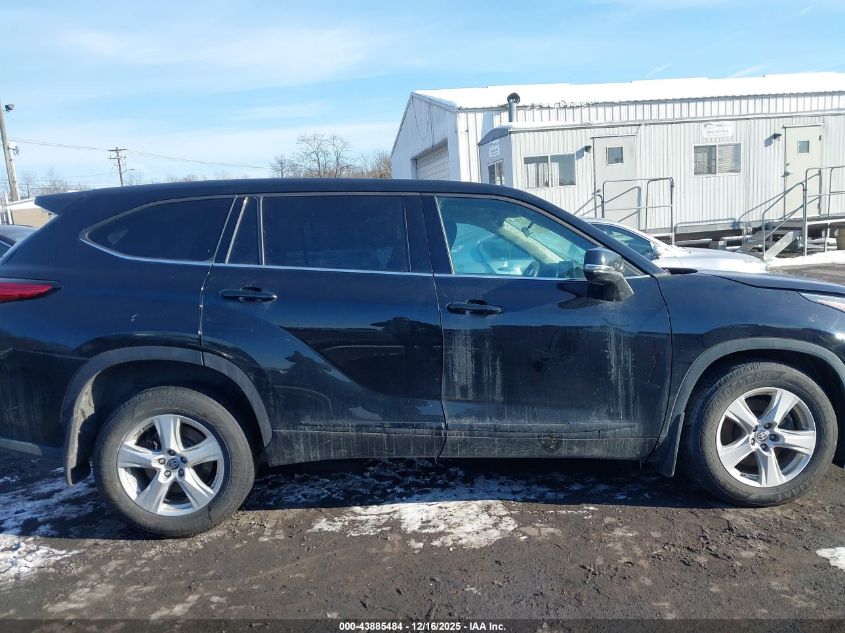 2021 Toyota Highlander L VIN: 5TDCZRBH9MS136012 Lot: 43885484