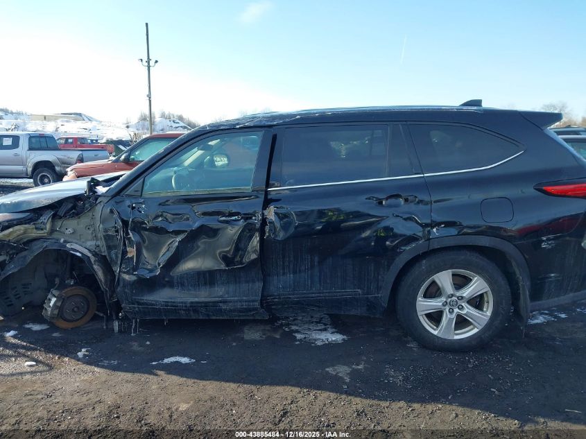 2021 Toyota Highlander L VIN: 5TDCZRBH9MS136012 Lot: 43885484