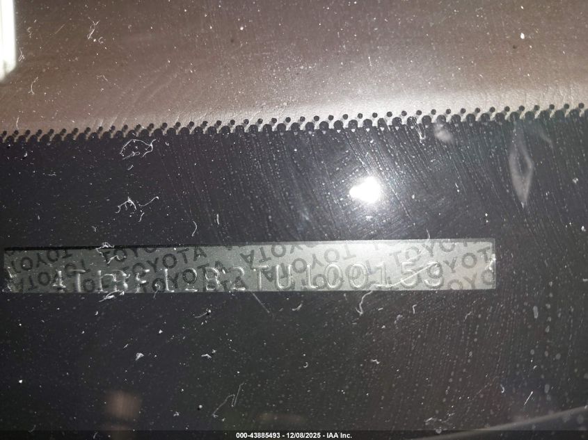 1996 Toyota Avalon Xl/Xls VIN: 4T1BF12B2TU100153 Lot: 43885493