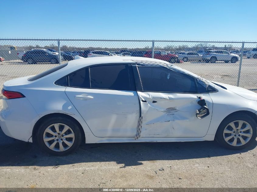 2020 Toyota Corolla Le VIN: 5YFEPRAEXLP106529 Lot: 43885510