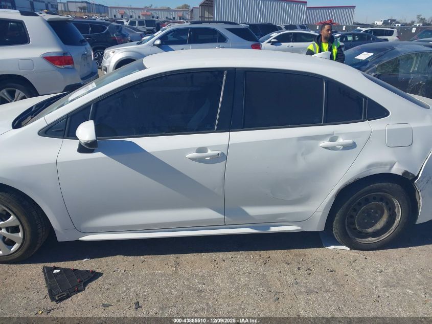 2020 Toyota Corolla Le VIN: 5YFEPRAEXLP106529 Lot: 43885510