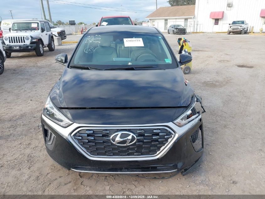 2022 Hyundai Ioniq Hybrid Se VIN: KMHC75LC6NU282507 Lot: 43885518