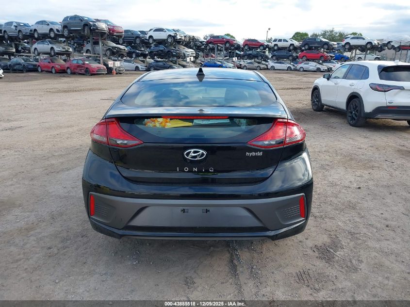 2022 Hyundai Ioniq Hybrid Se VIN: KMHC75LC6NU282507 Lot: 43885518