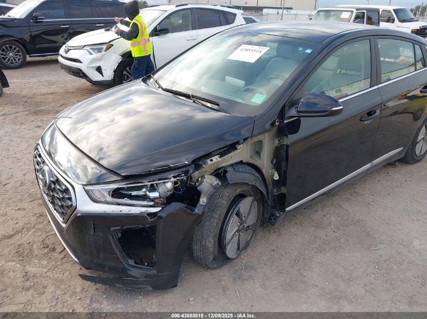 2022 Hyundai Ioniq Hybrid Se VIN: KMHC75LC6NU282507 Lot: 43885518