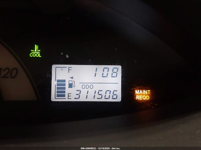 2008 Toyota Yaris VIN: JTDBT923381284466 Lot: 43885532