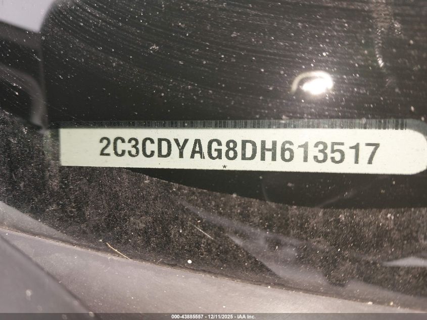 2013 Dodge Challenger Sxt Plus VIN: 2C3CDYAG8DH613517 Lot: 43885557