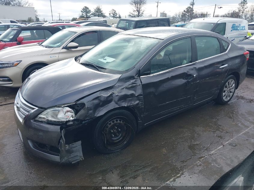 2014 Nissan Sentra Sv VIN: 3N1AB7AP2EY316728 Lot: 43885574