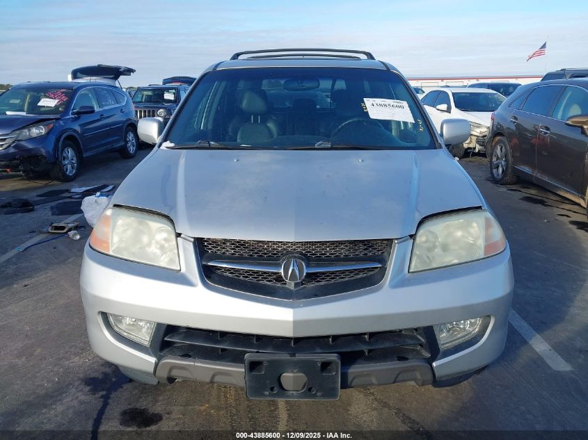 2002 Acura Mdx VIN: 2HNYD18242H527924 Lot: 43885600