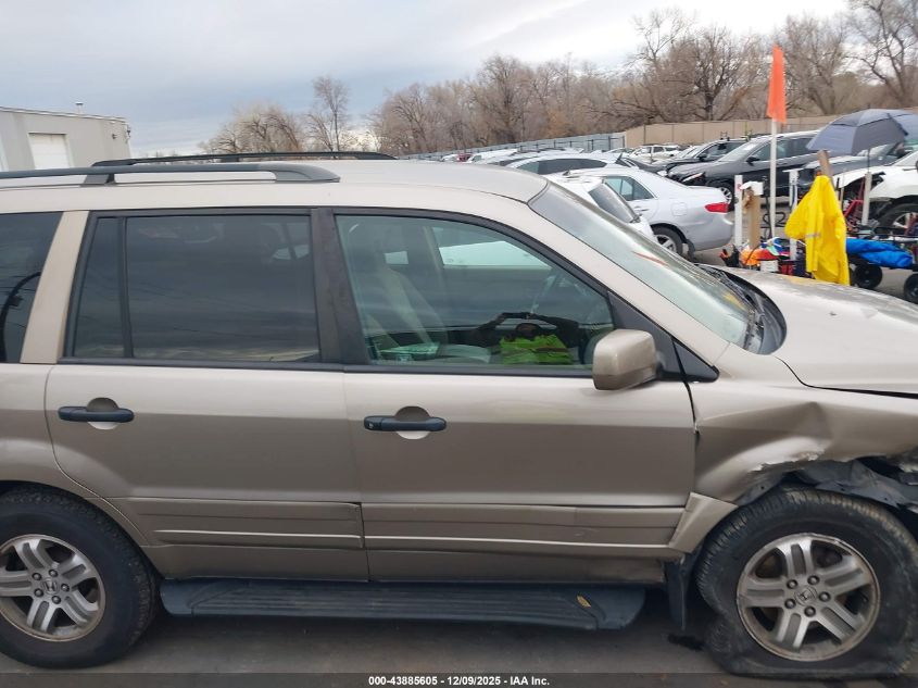 2003 Honda Pilot Ex VIN: 2HKYF18463H565679 Lot: 43885605