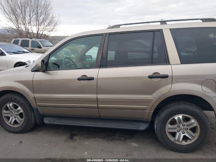 2003 Honda Pilot Ex VIN: 2HKYF18463H565679 Lot: 43885605