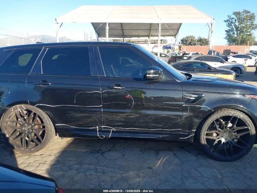 2018 Land Rover Range Rover Sport Hse VIN: SALWR2RV5JA197956 Lot: 43885610