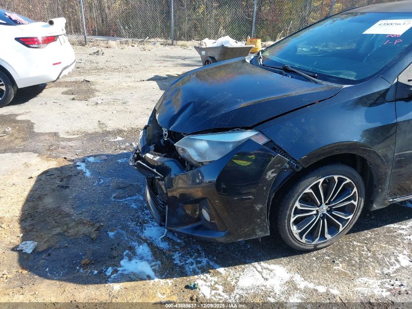 2016 Toyota Corolla S Plus VIN: 5YFBURHE0GP396075 Lot: 43885637