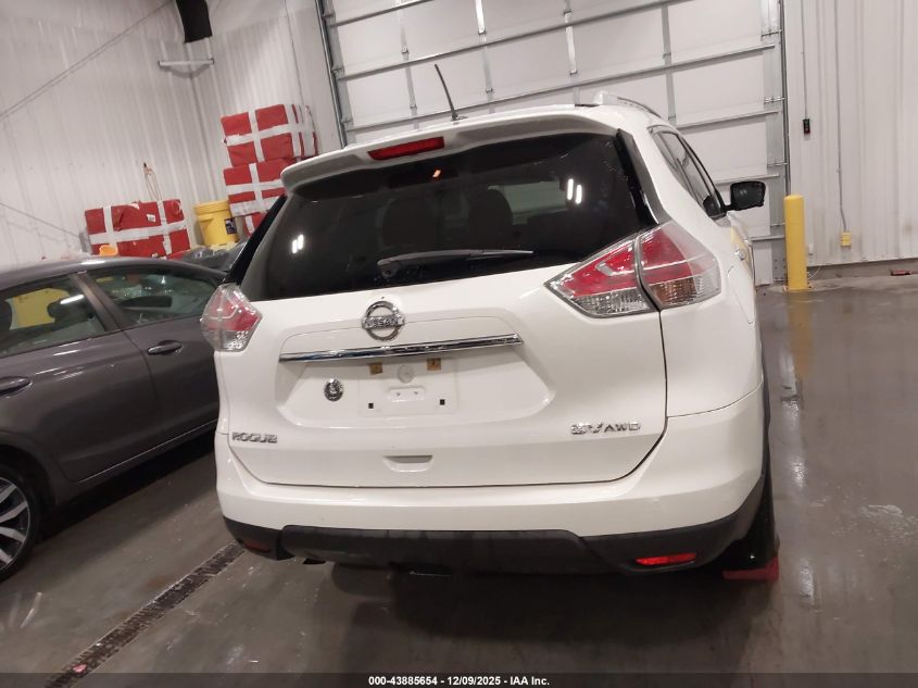 2016 Nissan Rogue Sv VIN: 5N1AT2MV5GC738586 Lot: 43885654