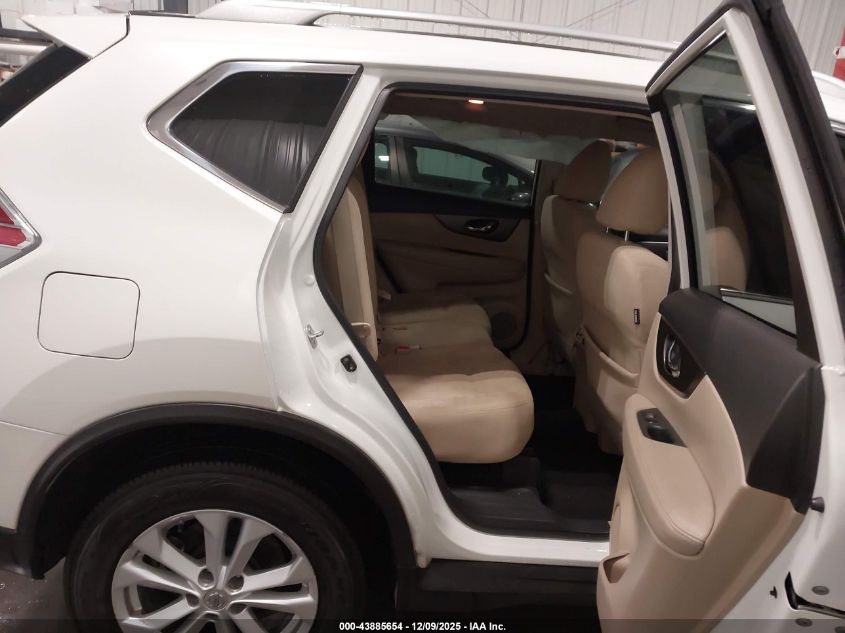 2016 Nissan Rogue Sv VIN: 5N1AT2MV5GC738586 Lot: 43885654