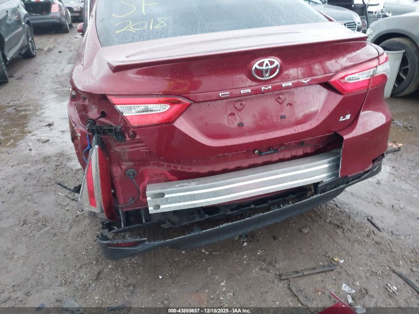 2018 Toyota Camry Le VIN: 4T1B11HK1JU571875 Lot: 43885657