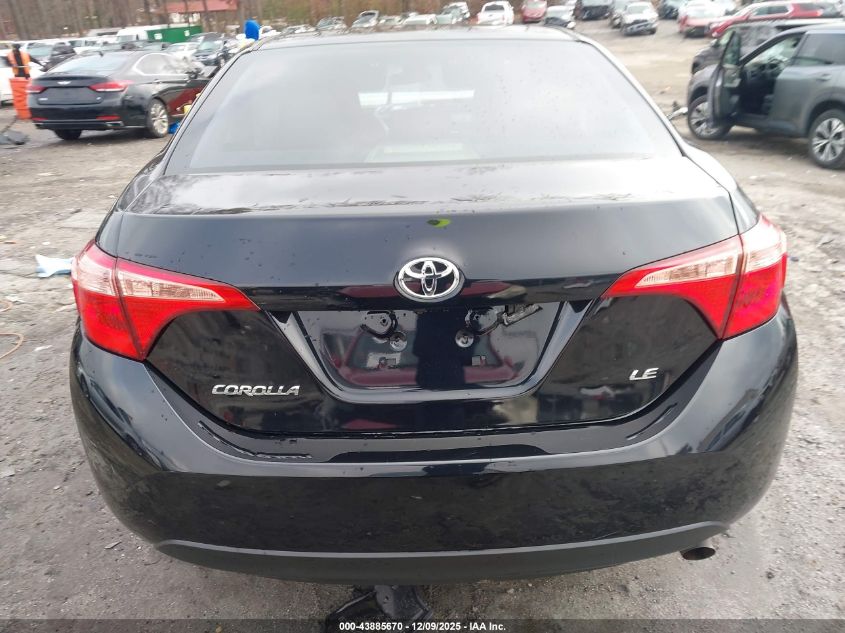 2018 Toyota Corolla Le VIN: 2T1BURHE1JC048700 Lot: 43885670