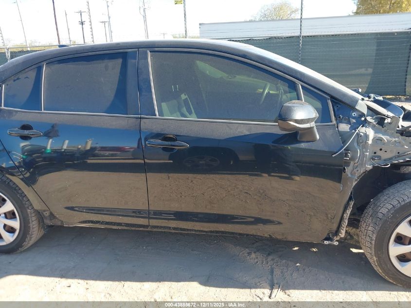 2021 Toyota Corolla Le VIN: JTDEPMAEXMJ154959 Lot: 43885672