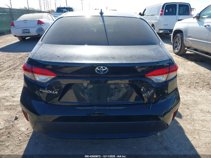 2021 Toyota Corolla Le VIN: JTDEPMAEXMJ154959 Lot: 43885672