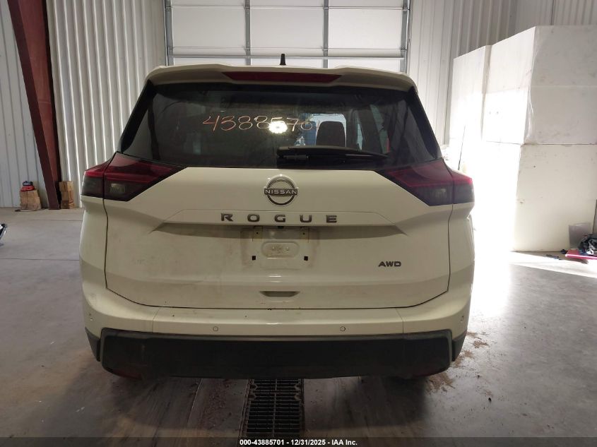 2025 Nissan Rogue S Intelligent Awd VIN: 5N1BT3AB3SC785239 Lot: 43885701
