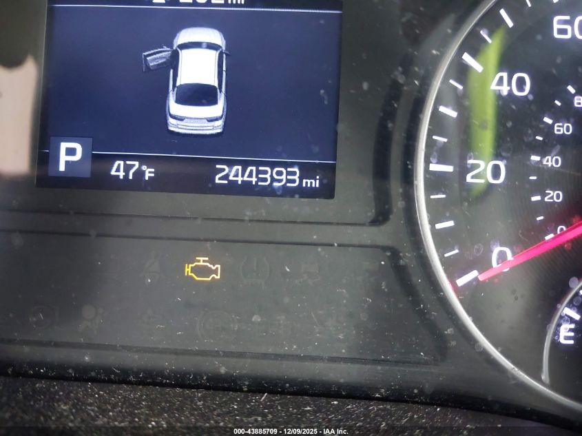 2019 Kia Optima Lx VIN: 5XXGT4L33KG354096 Lot: 43885709