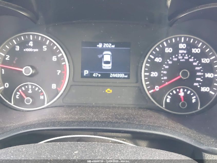 2019 Kia Optima Lx VIN: 5XXGT4L33KG354096 Lot: 43885709