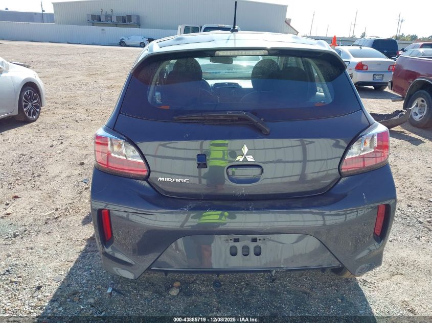 2024 Mitsubishi Mirage Es/Le VIN: ML32AUHJ9RH016581 Lot: 43885719