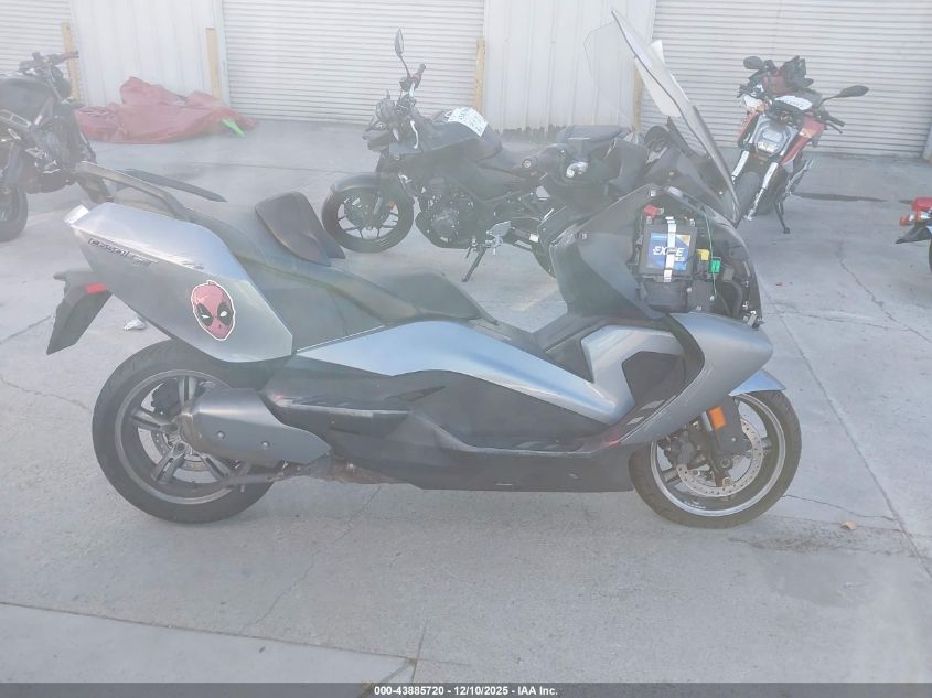 2014 BMW C650 Gt VIN: WB1013402EZT97154 Lot: 43885720