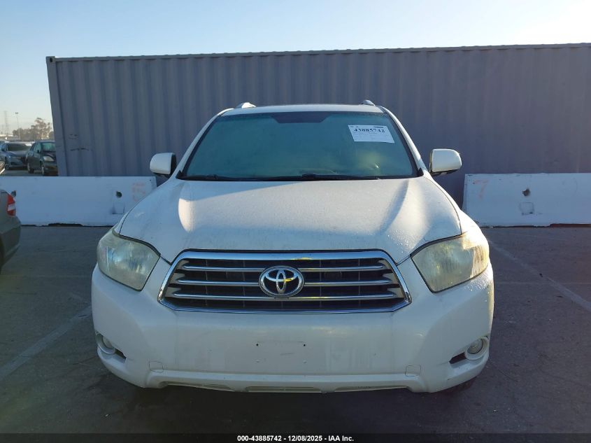 2008 Toyota Highlander Limited VIN: JTEES42A582009768 Lot: 43885742