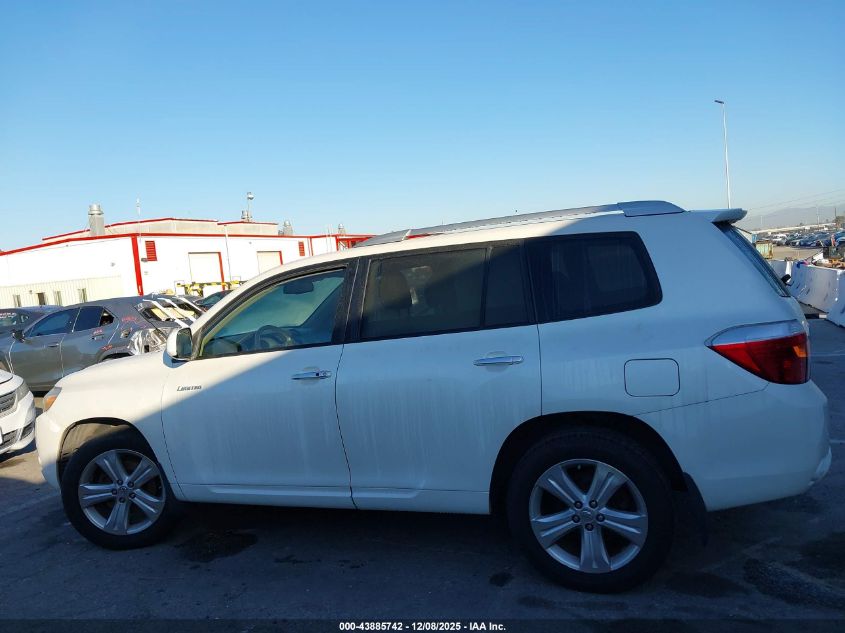 2008 Toyota Highlander Limited VIN: JTEES42A582009768 Lot: 43885742