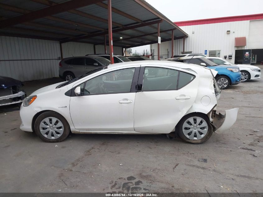 2014 Toyota Prius C Three VIN: JTDKDTB30E1061548 Lot: 43885764