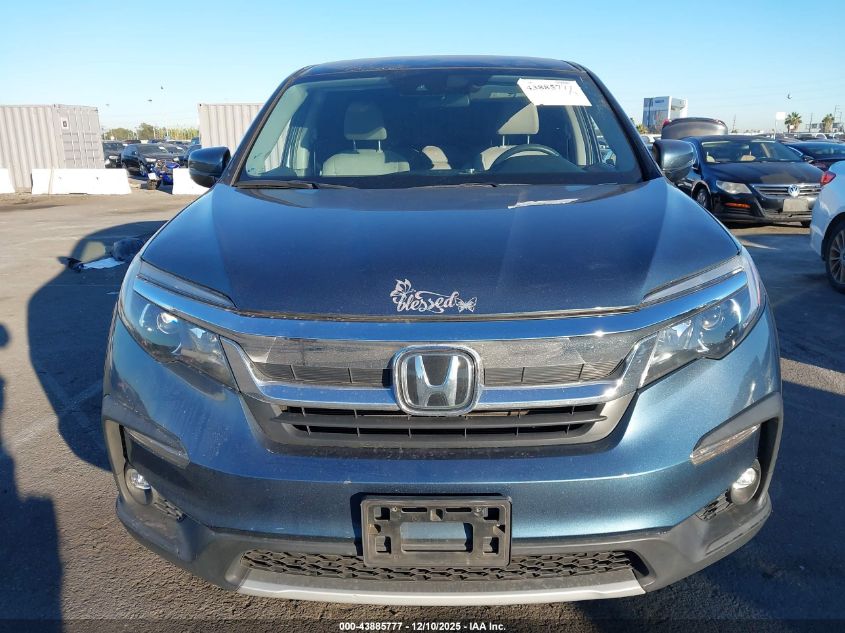 2020 Honda Pilot 2Wd Ex VIN: 5FNYF5H38LB028910 Lot: 43885777