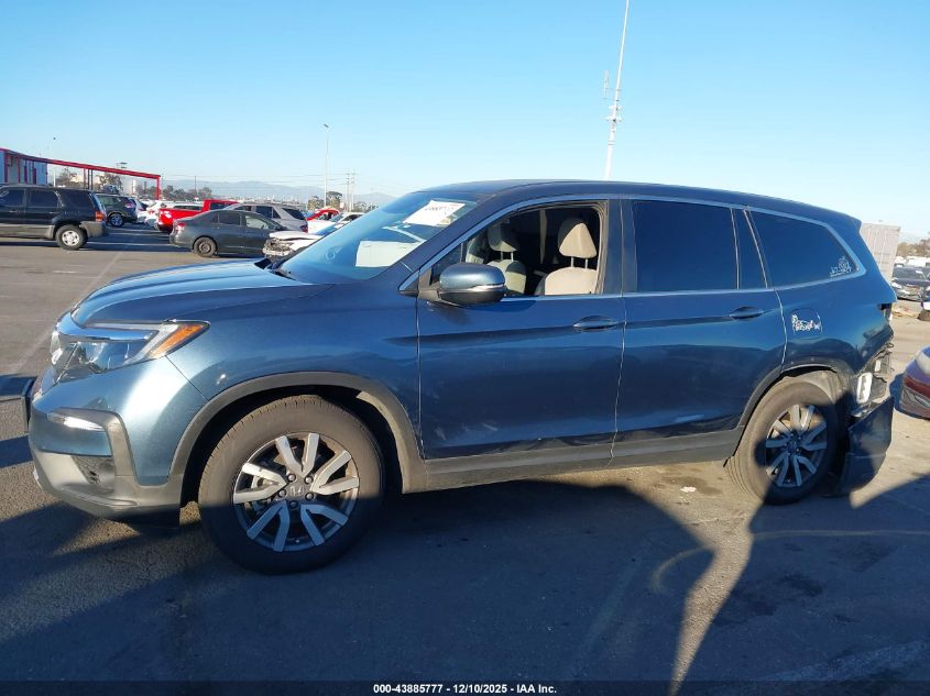 2020 Honda Pilot 2Wd Ex VIN: 5FNYF5H38LB028910 Lot: 43885777