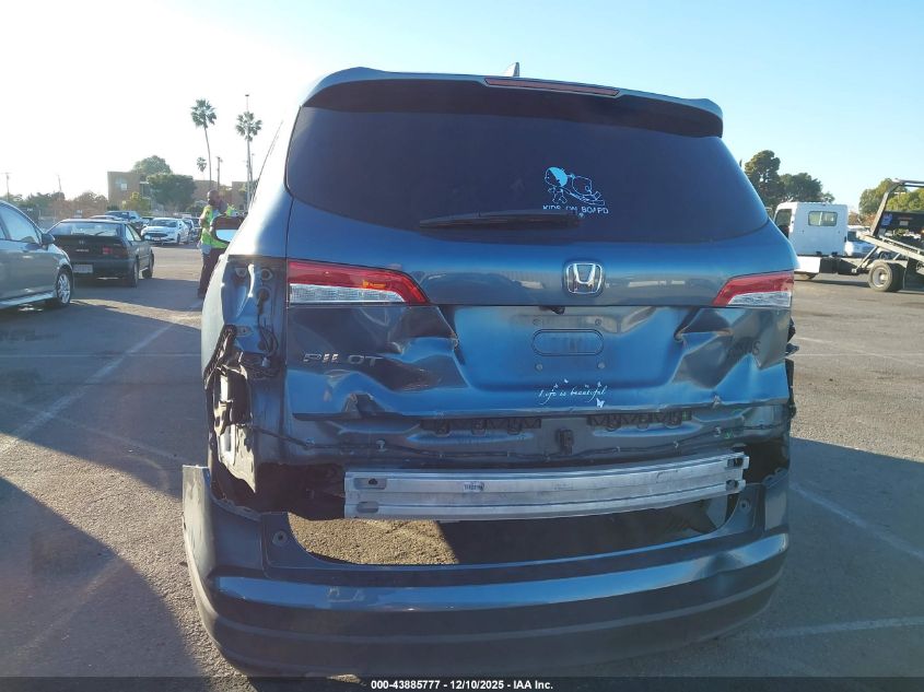 2020 Honda Pilot 2Wd Ex VIN: 5FNYF5H38LB028910 Lot: 43885777