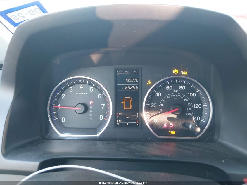 2007 Honda Cr-V Lx VIN: JHLRE48387C061526 Lot: 43885850